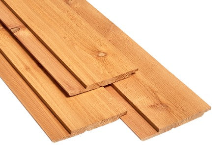 Cedar Channel Rustic Siding Stacked