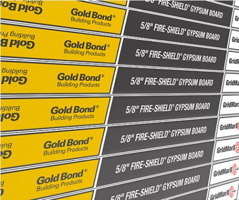 5/8" Fireshield Drywall Label