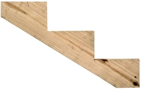 Three Step Stringers 3 Step Pre-Cut Stringer Treated SYP – Larsen Lumber & Supply Co.