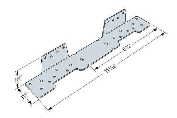 Simpson LSCZ Adjustable Stair Stringer Tie – Larsen Lumber & Supply Co.