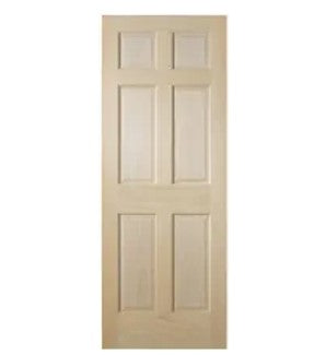 Poplar 6 Panel Door