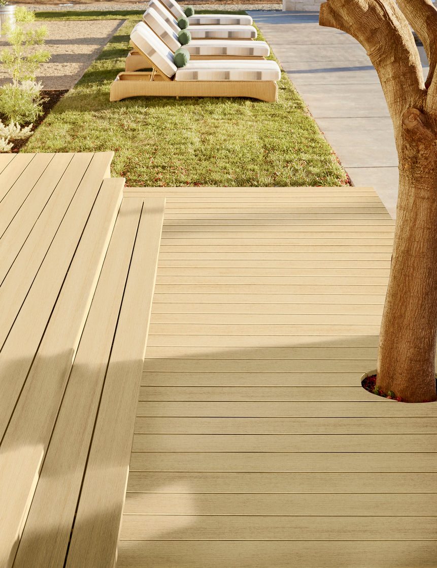 Natural White Oak Deck